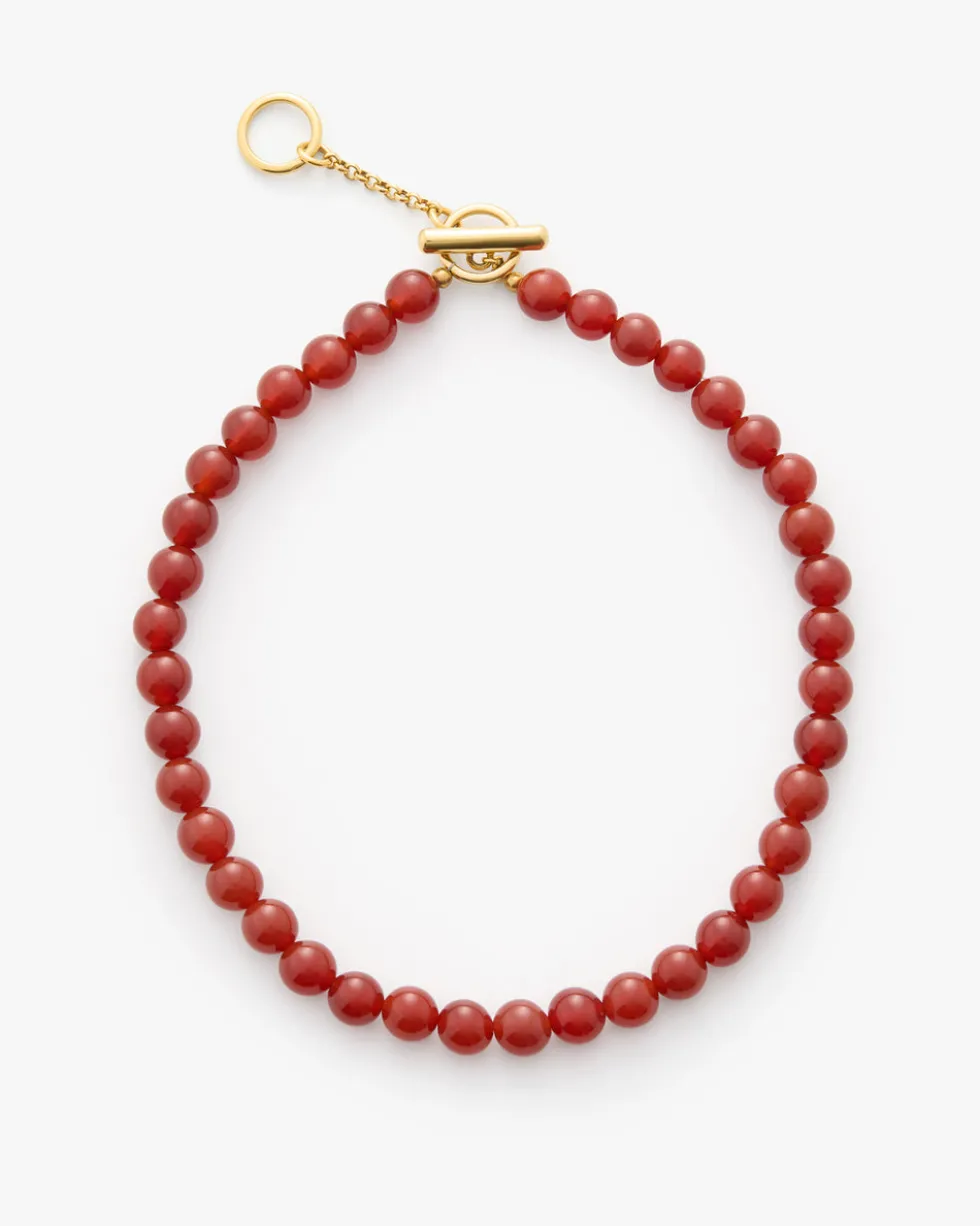 Cerise Beaded Necklace