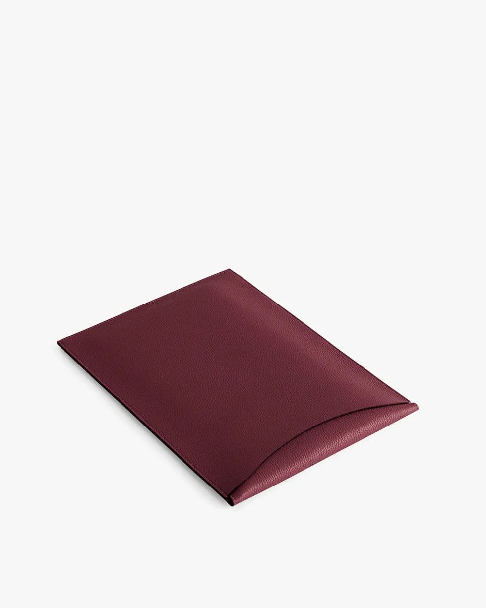 Convertible Leather Laptop Sleeve 15-16-inch