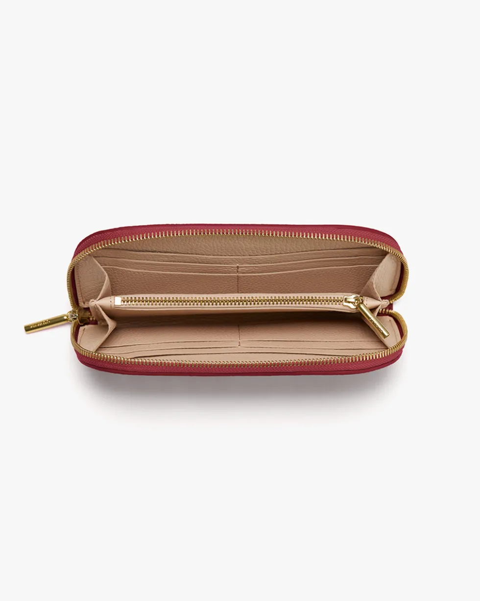 Curved Zip Wallet