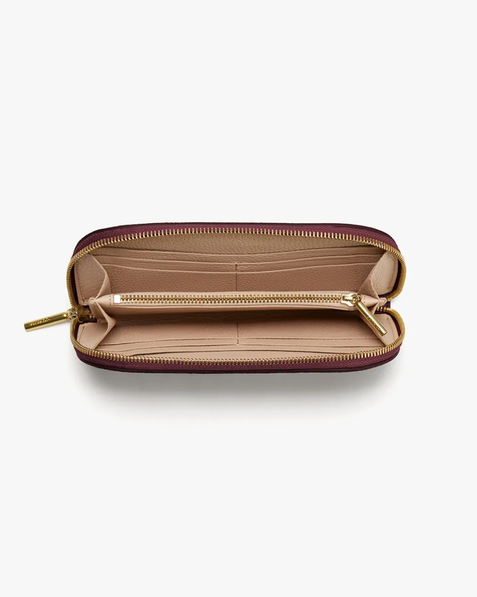 Curved Zip Wallet