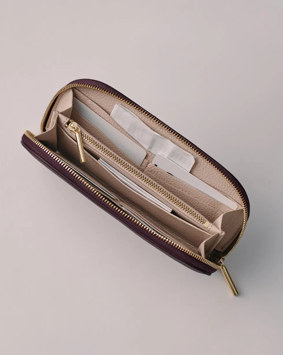Curved Zip Wallet