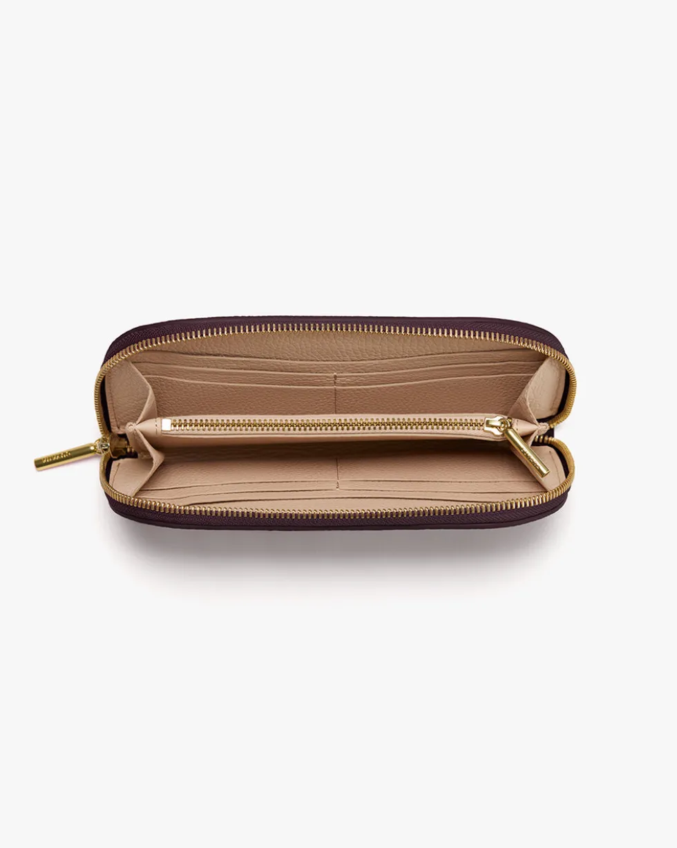 Curved Zip Wallet