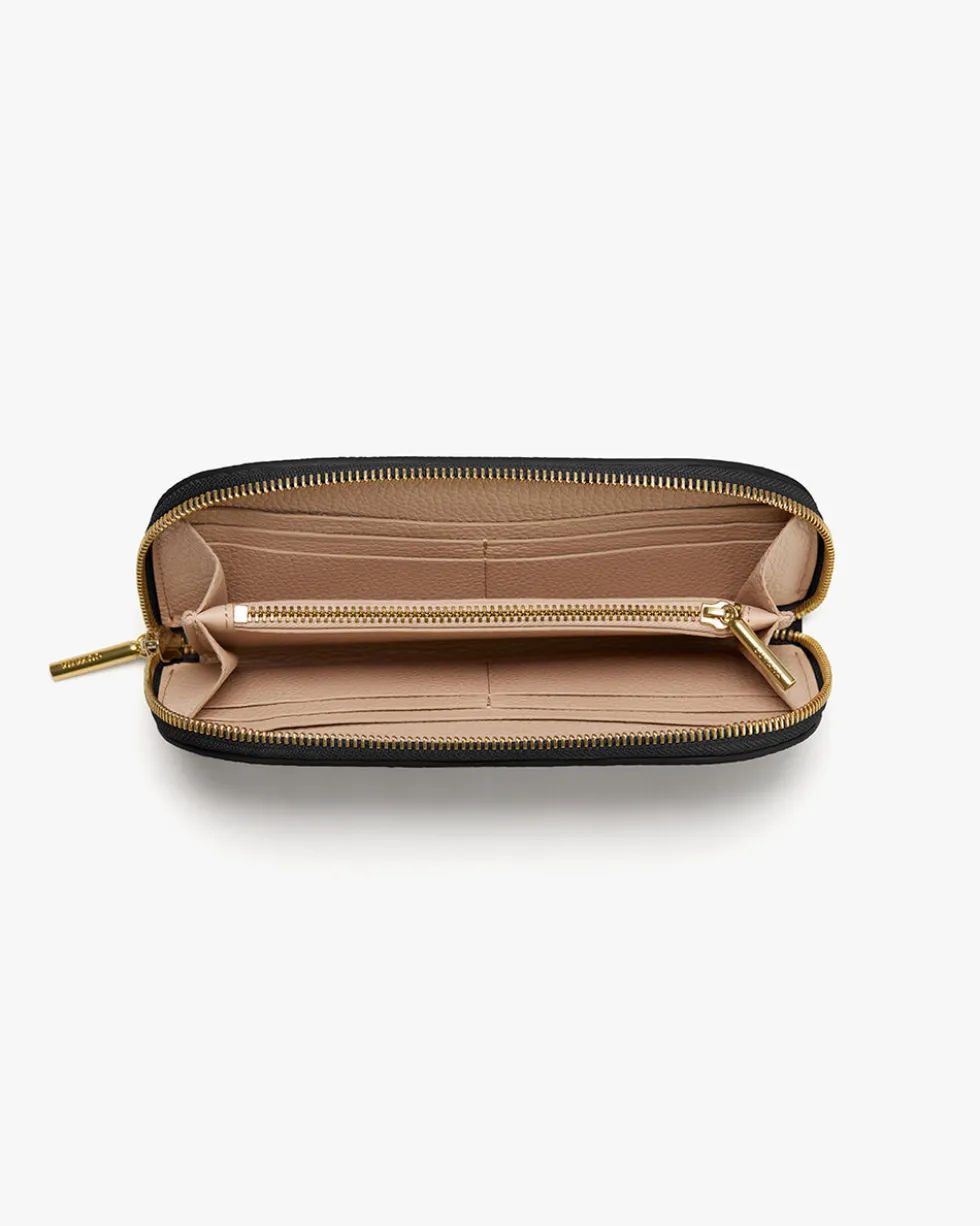 Curved Zip Wallet