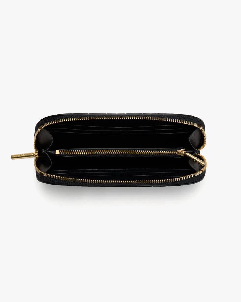 Curved Zip Wallet (Croco)