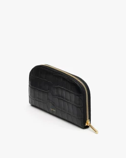 Curved Zip Wallet (Croco)