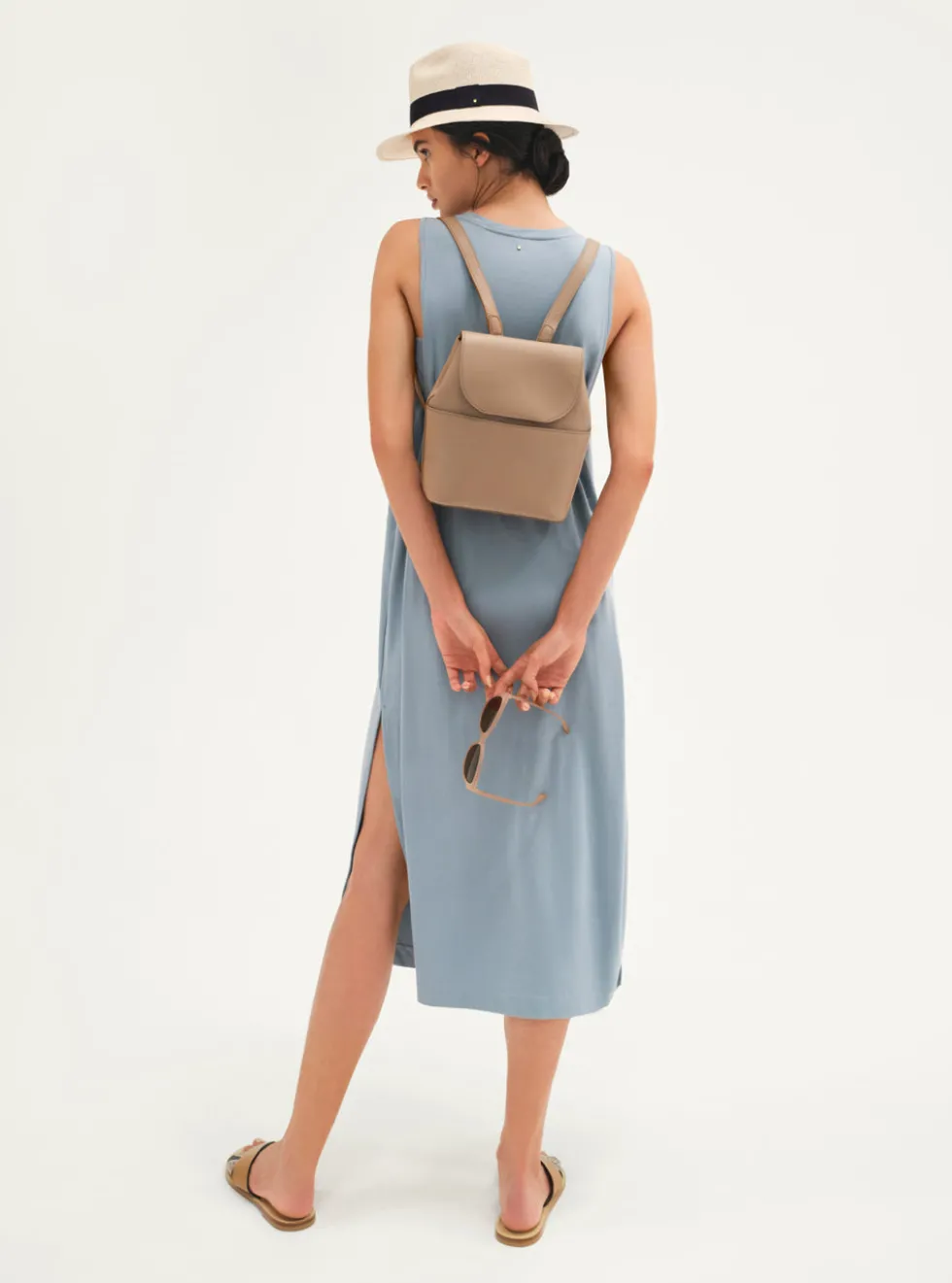 Drape-Back Dress