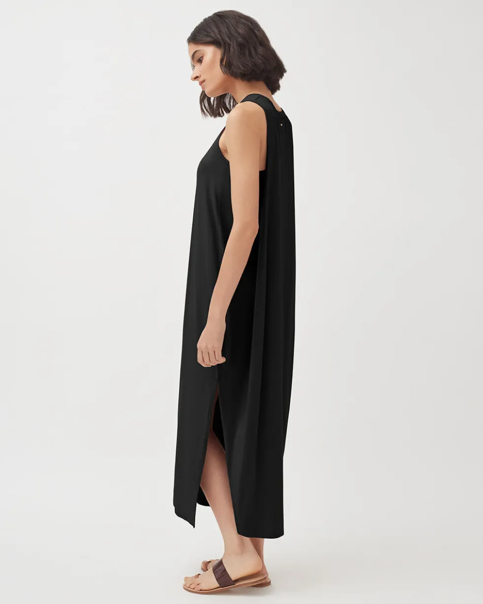 Drape-Back Dress