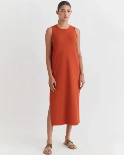 Drape-Back Dress