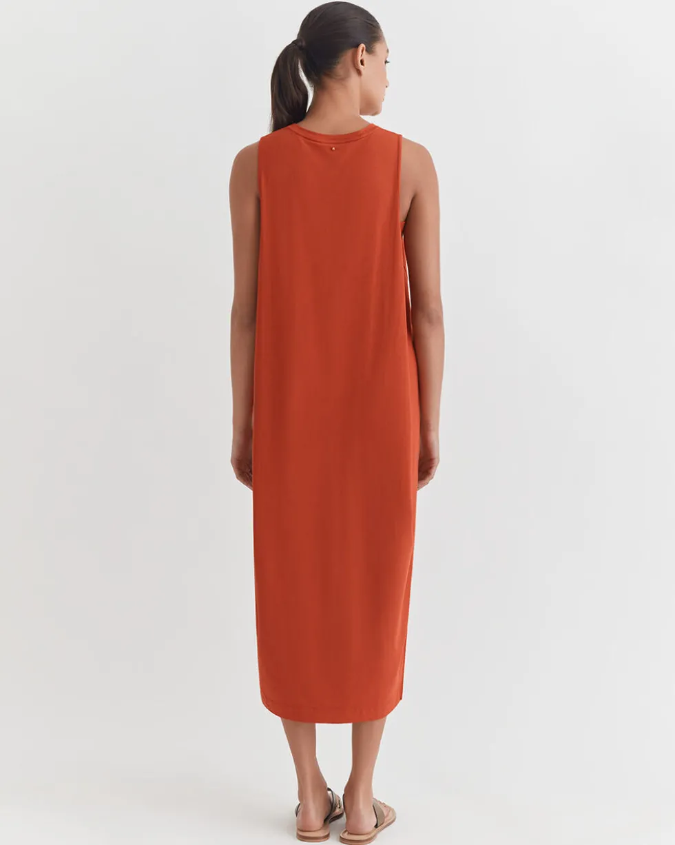Drape-Back Dress