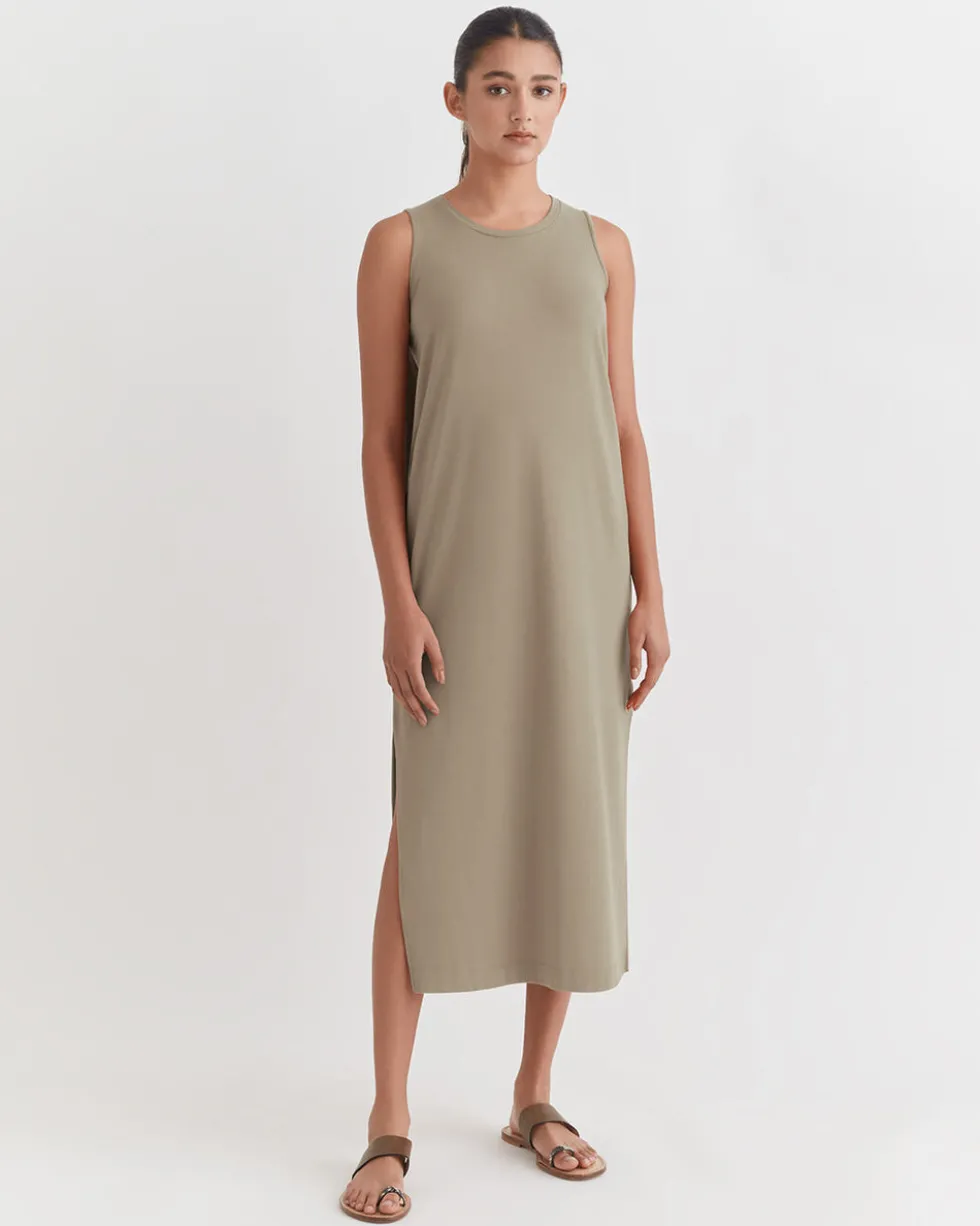 Drape-Back Dress