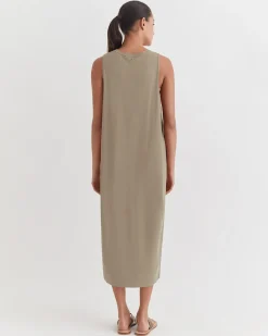 Drape-Back Dress