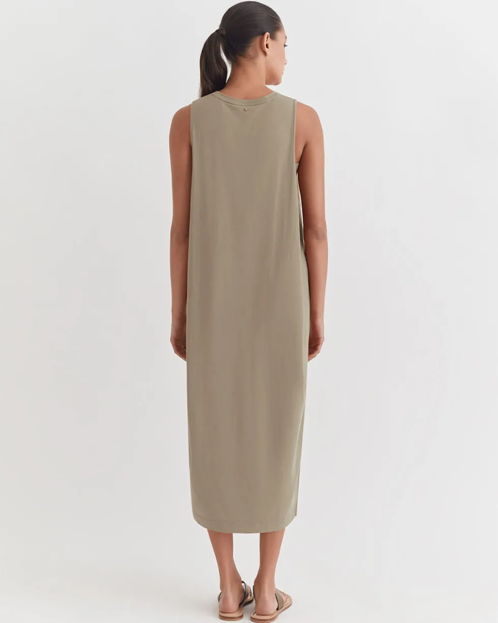 Drape-Back Dress