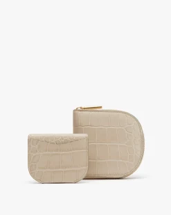 Duo Small Zip Wallet (Croco)