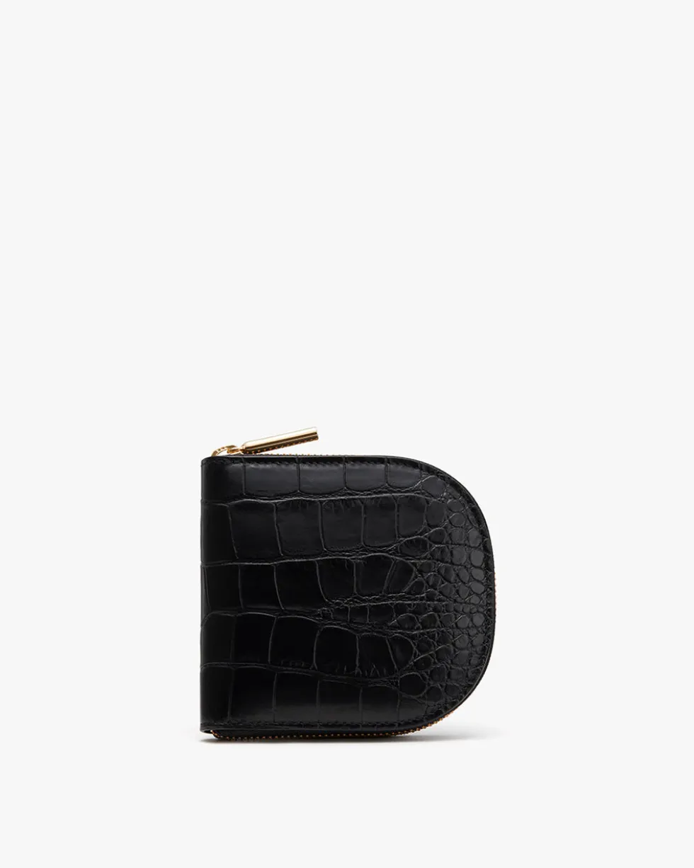 Duo Small Zip Wallet (Croco)