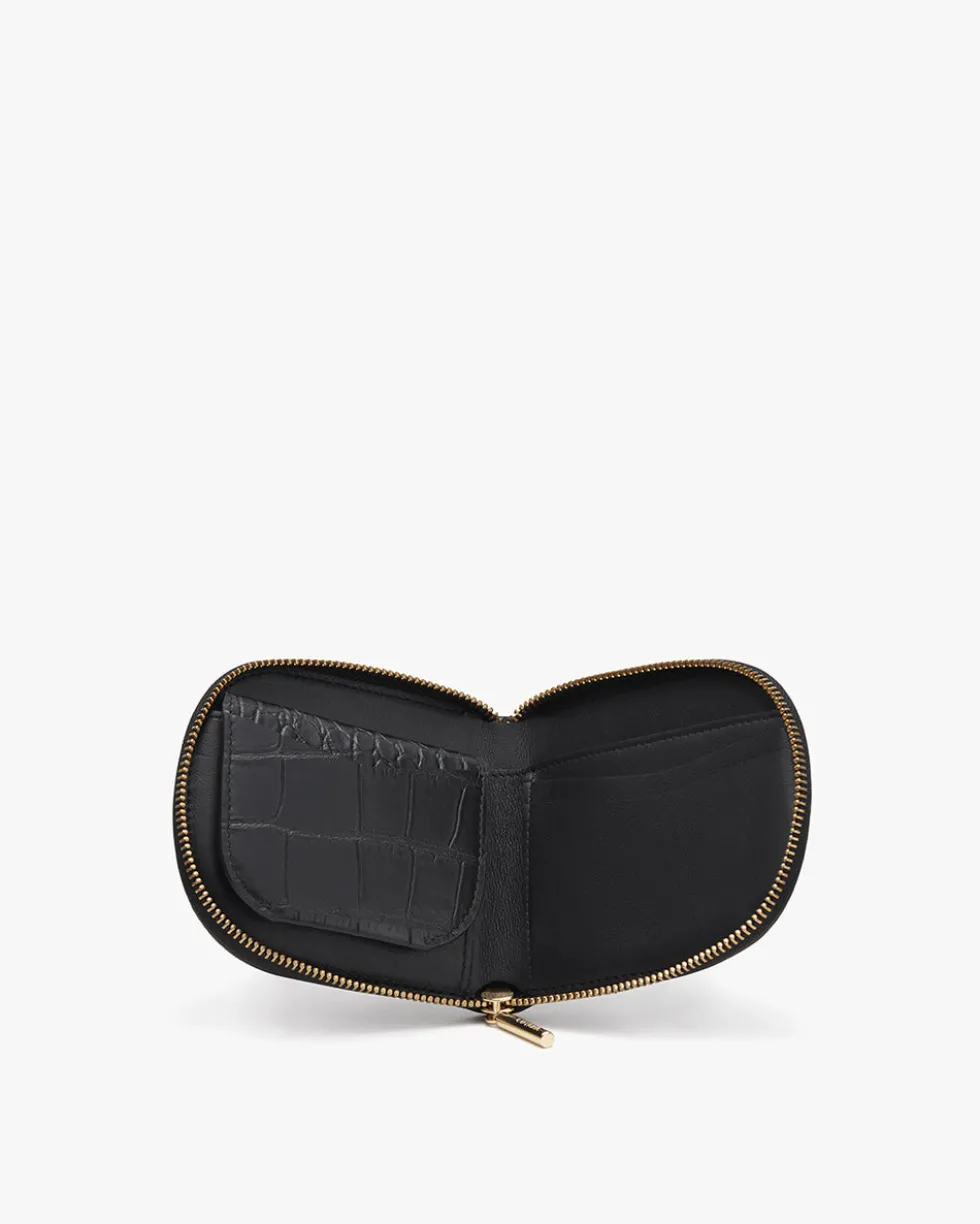 Duo Small Zip Wallet (Croco)