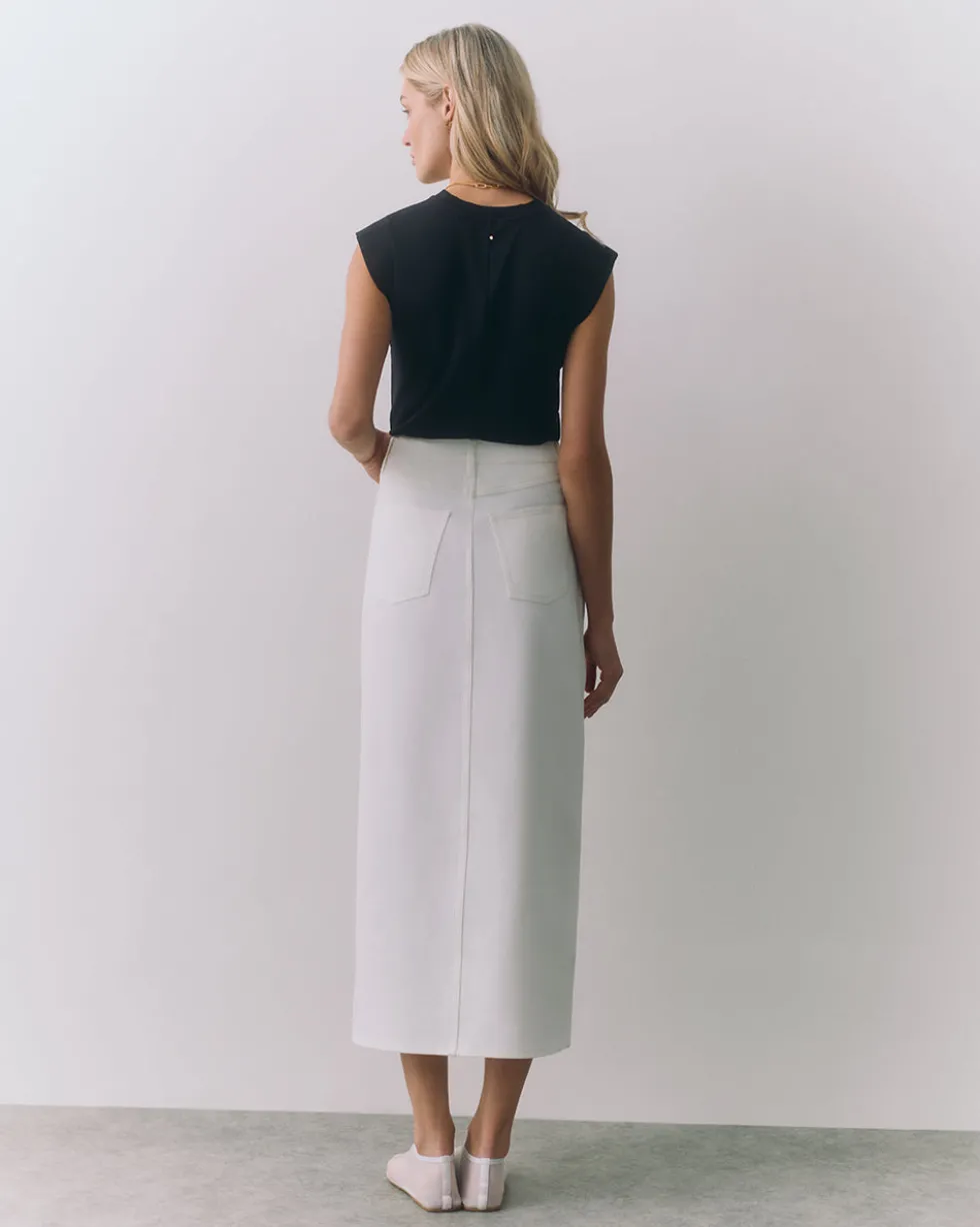 Front Slit Maxi Skirt