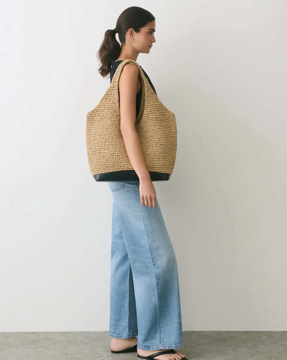 Large Raffia Tote