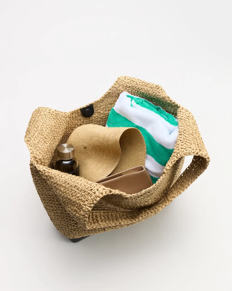 Large Raffia Tote