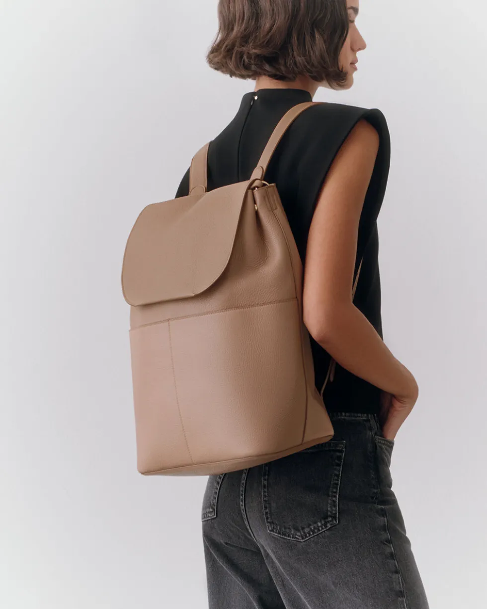 Leather Backpack 16-inch