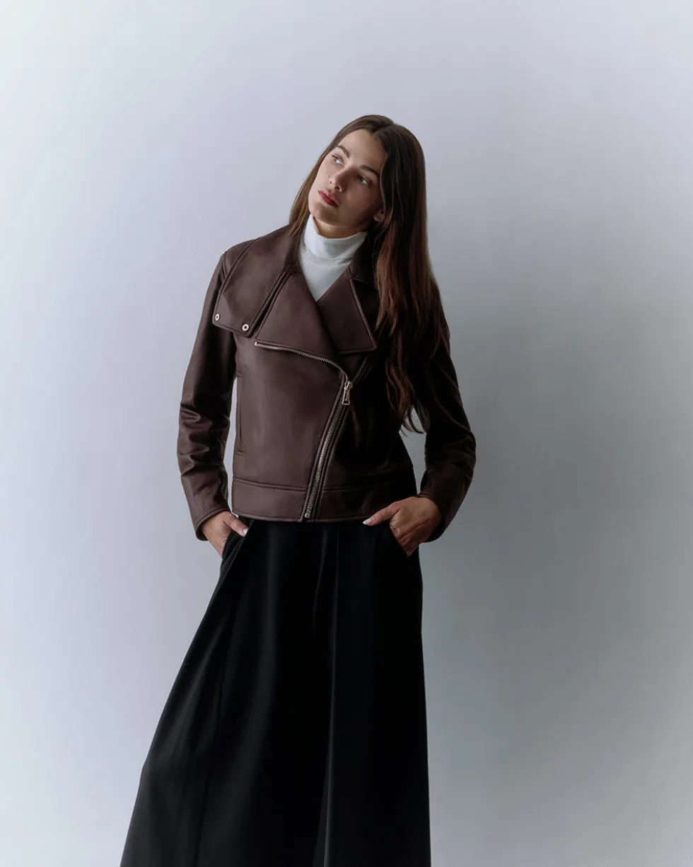 Leather Moto Jacket