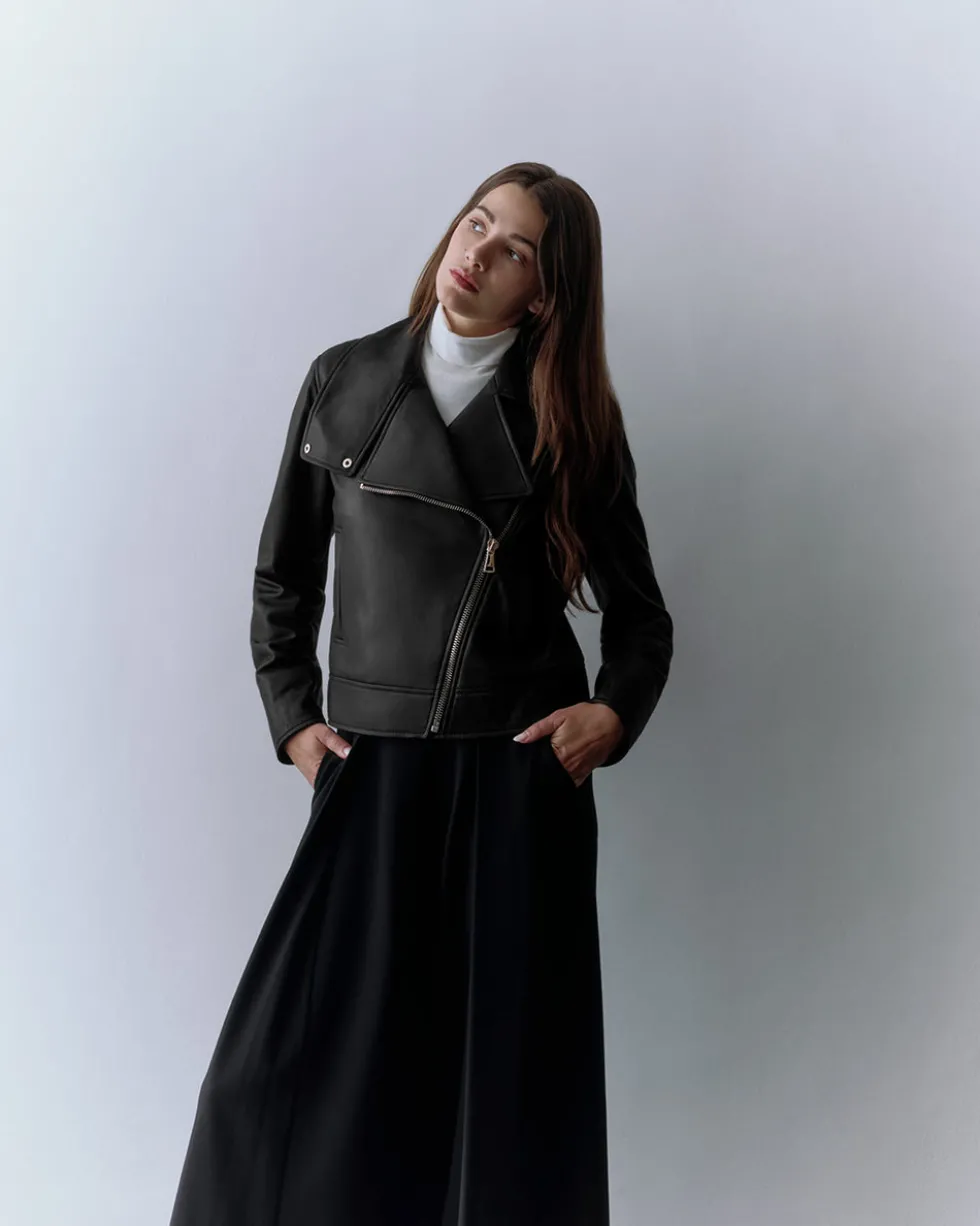 Leather Moto Jacket