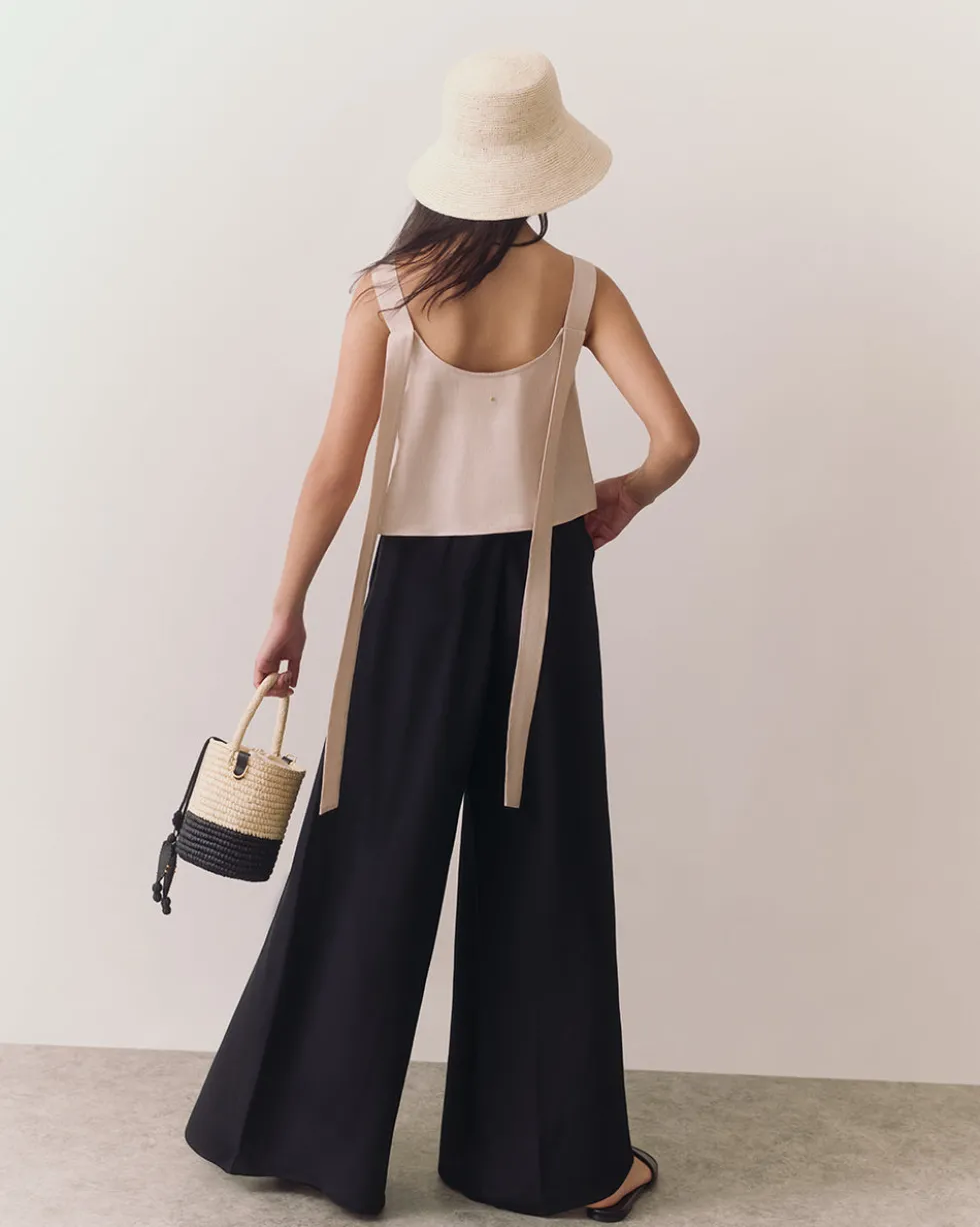 Linen Cropped Tank