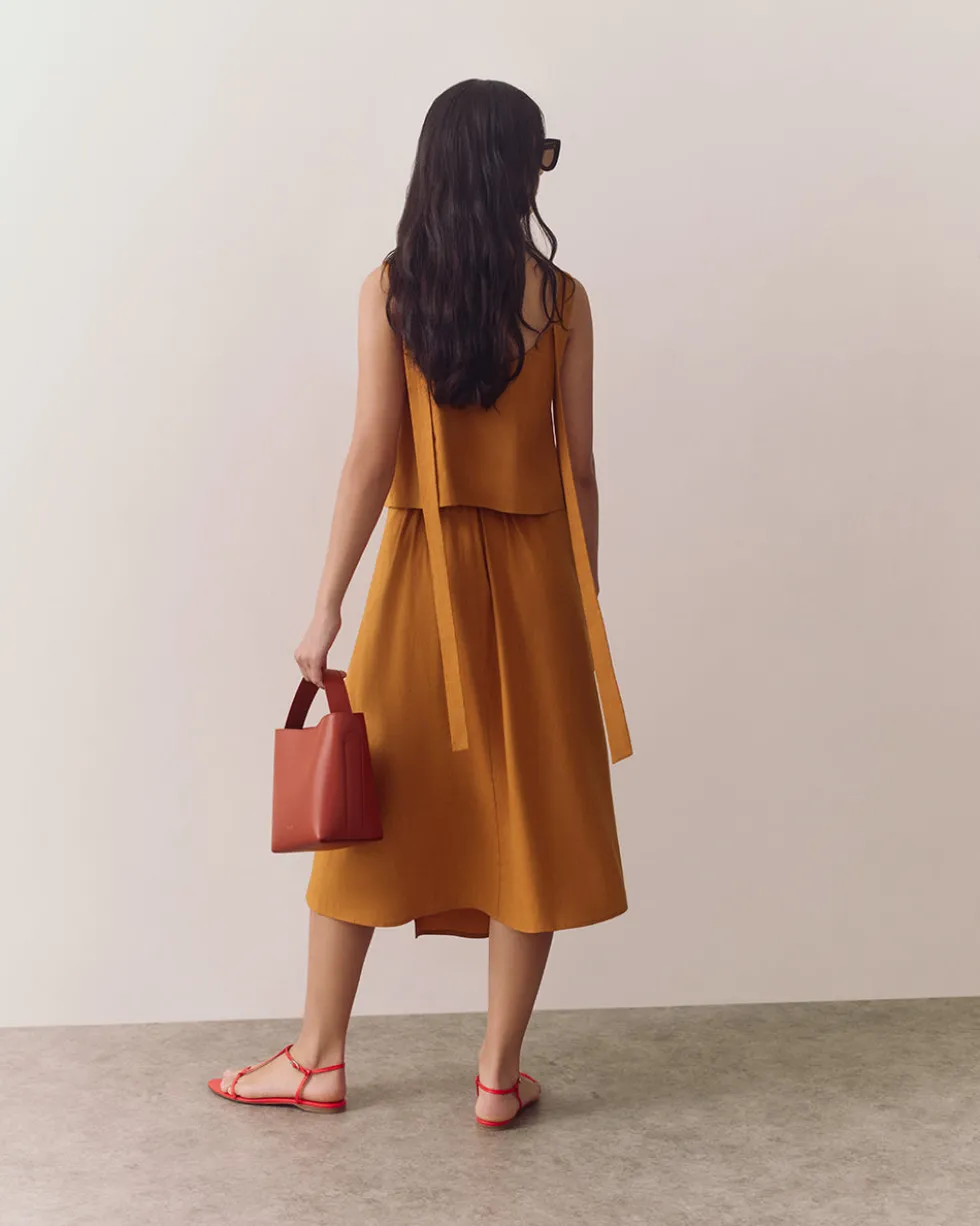 Linen Cropped Tank