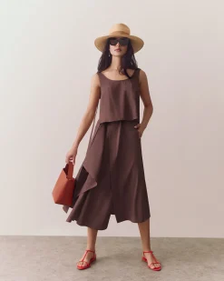Linen Cropped Tank