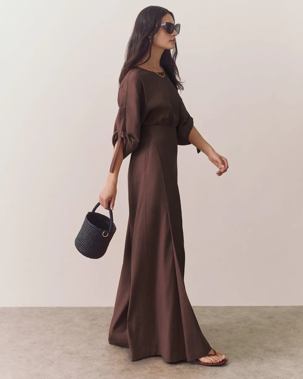 Linen Pleated Pants