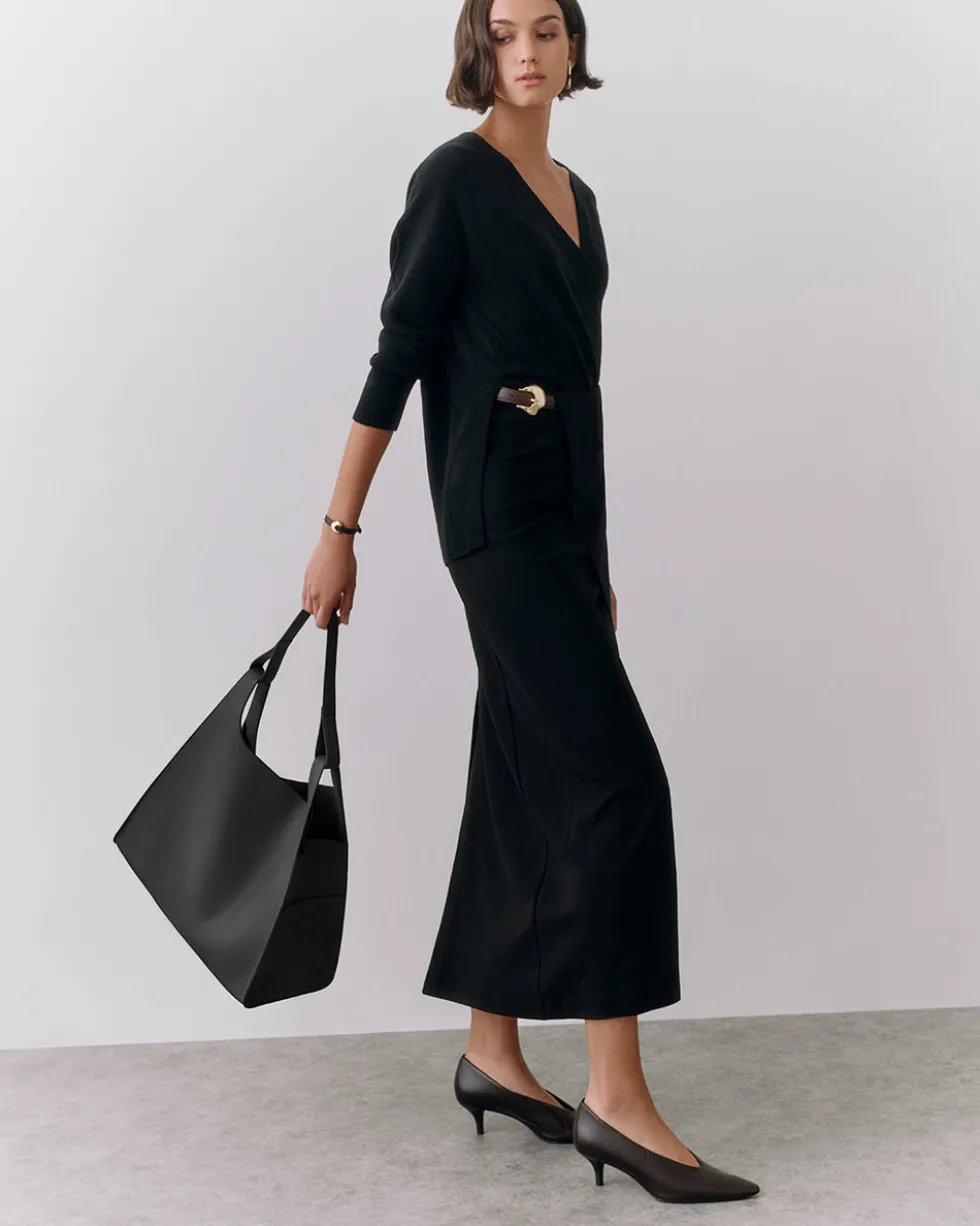 Oversized Double Loop Bag