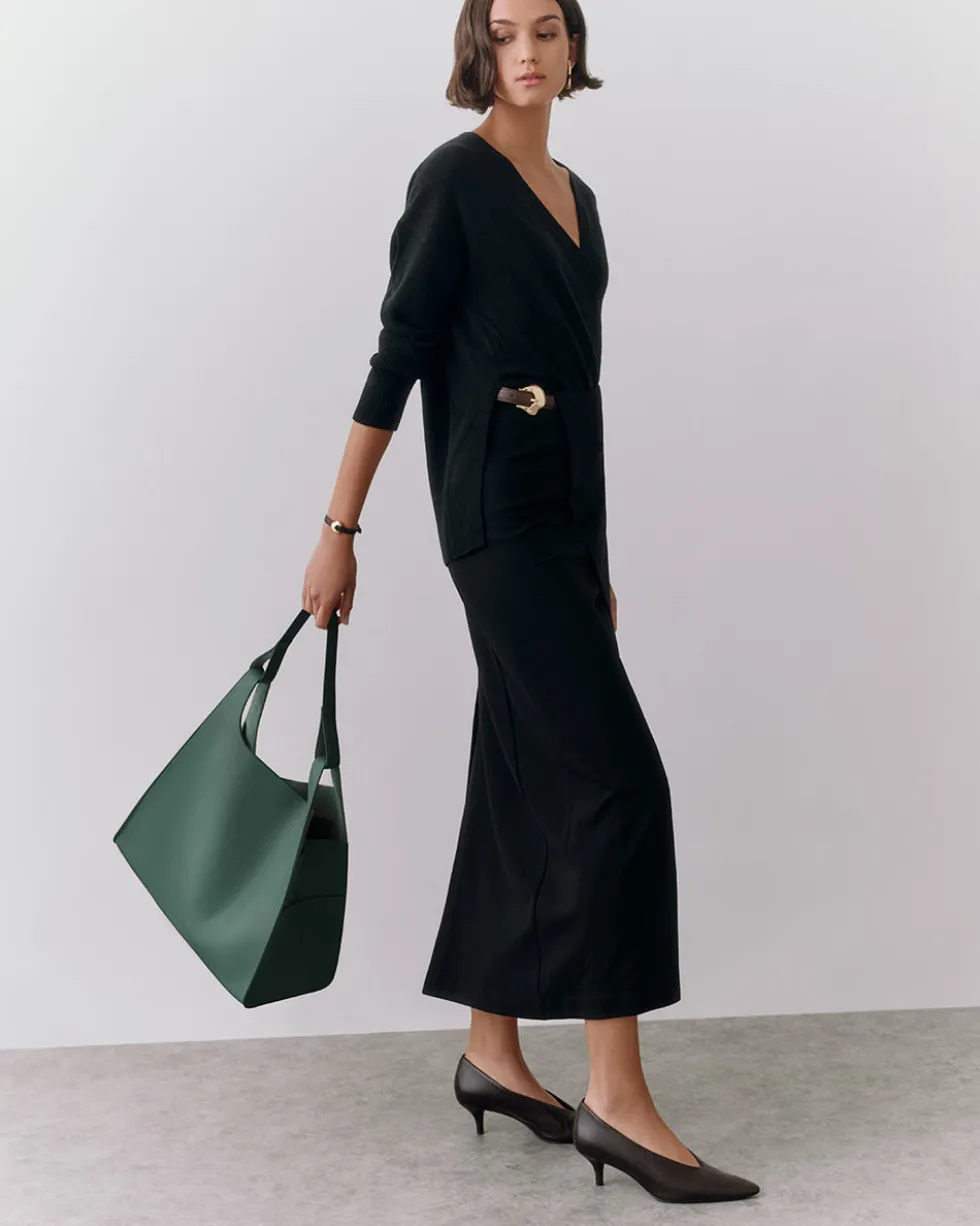 Oversized Double Loop Bag