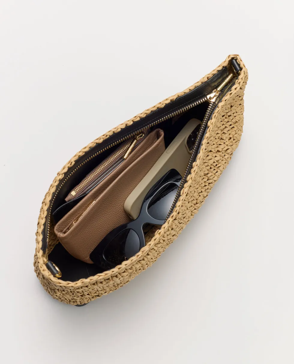 Raffia Clutch