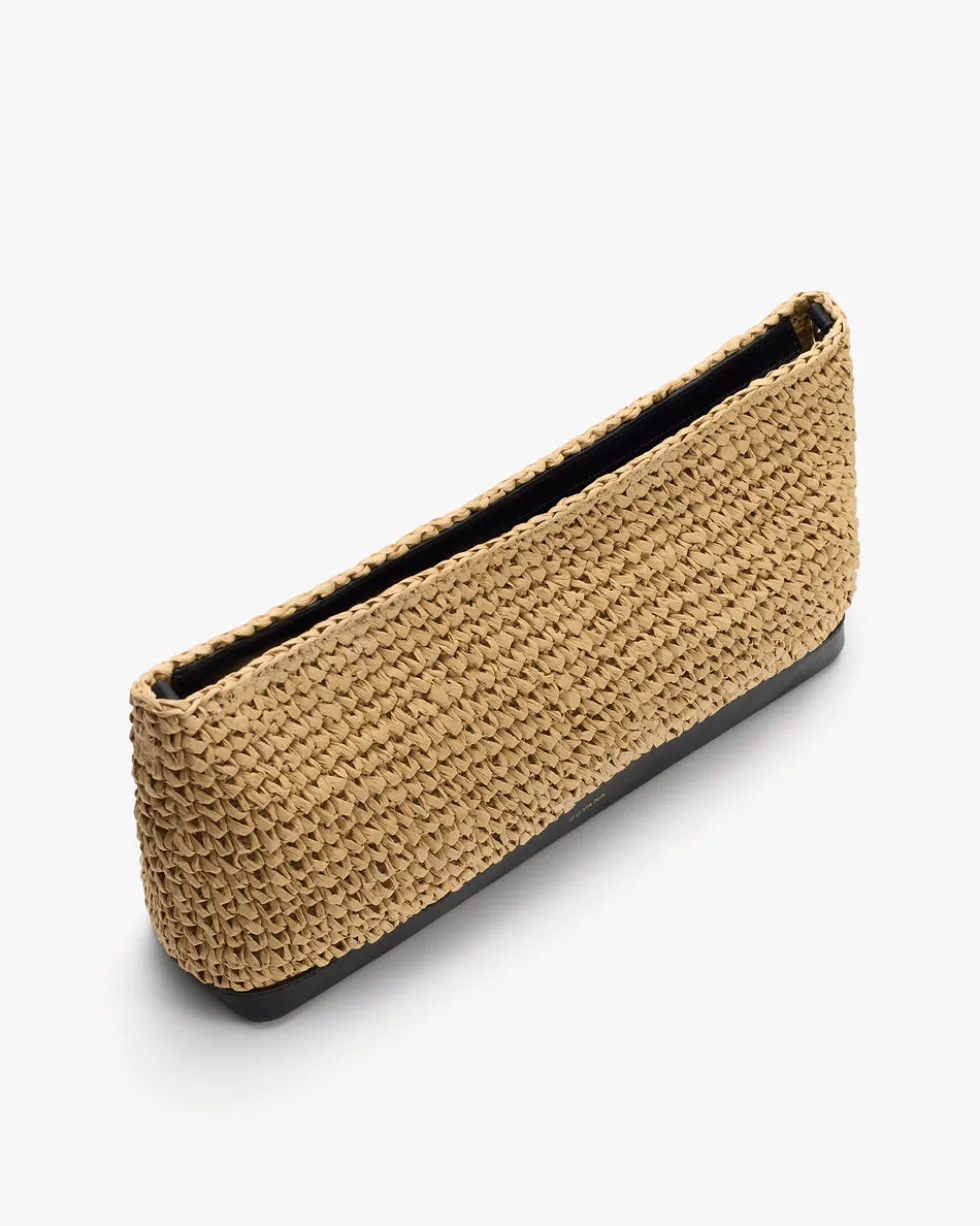 Raffia Clutch