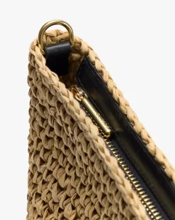 Raffia Clutch