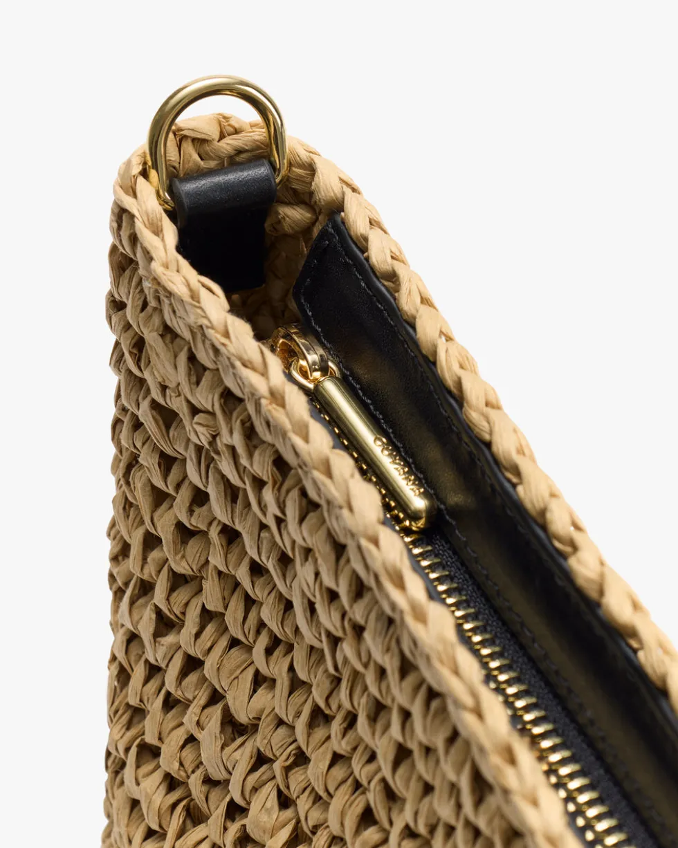 Raffia Clutch