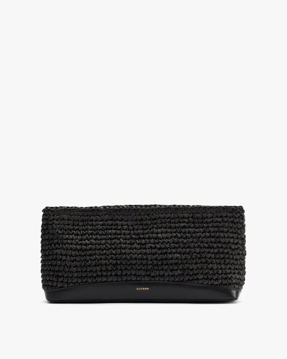 Raffia Clutch
