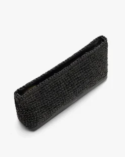 Raffia Clutch