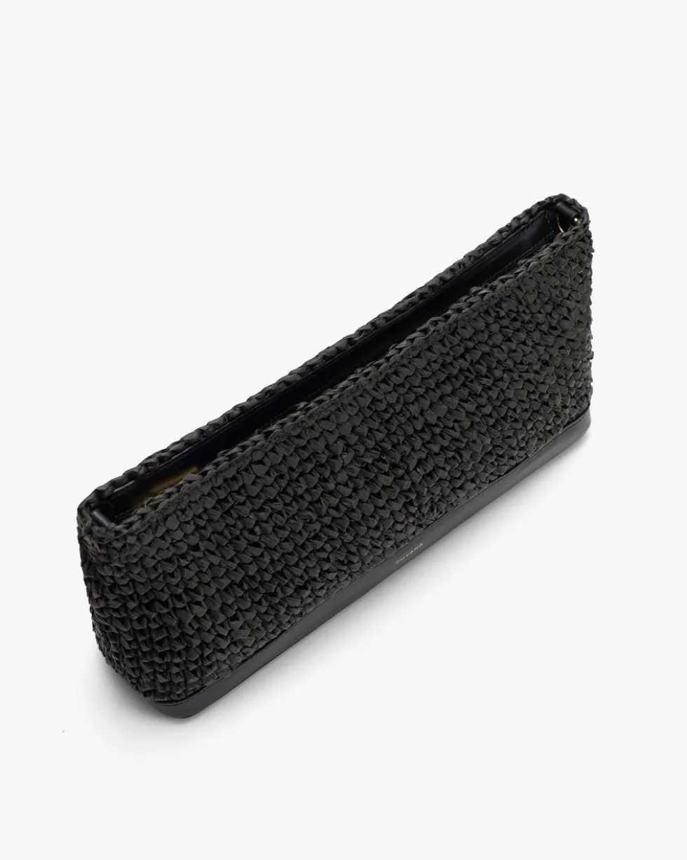 Raffia Clutch