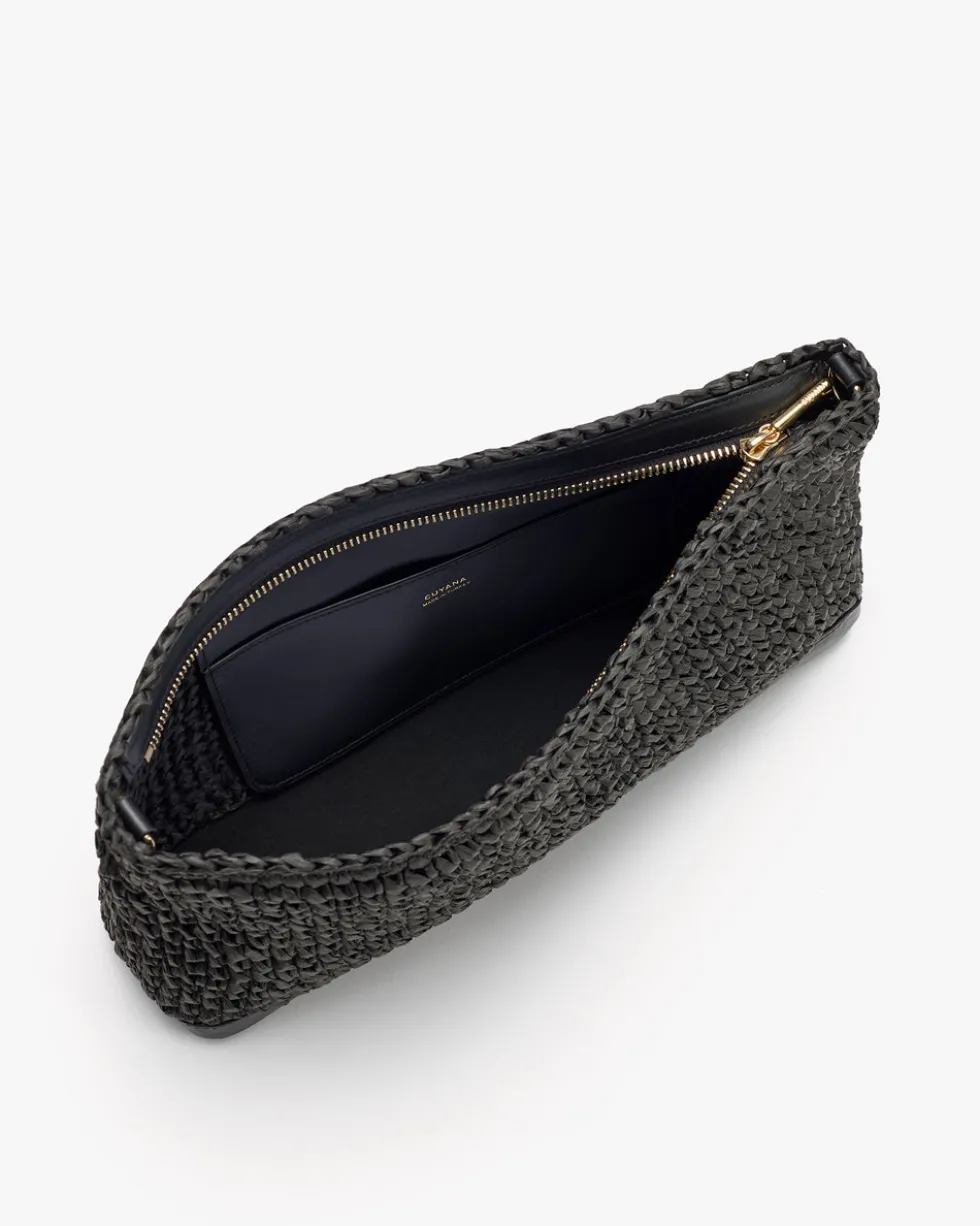 Raffia Clutch