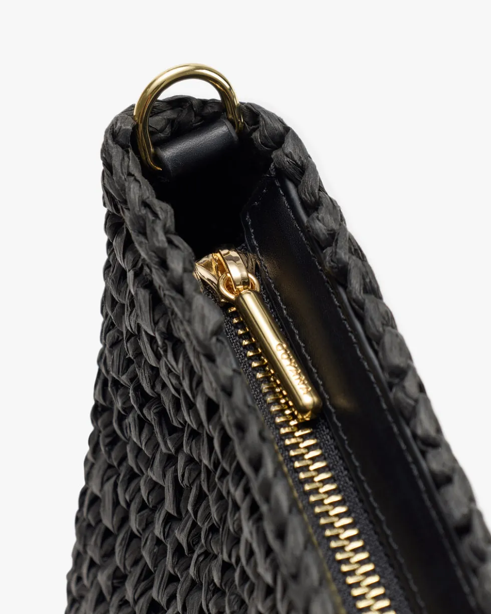 Raffia Clutch