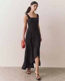 Silk Cut out Dress