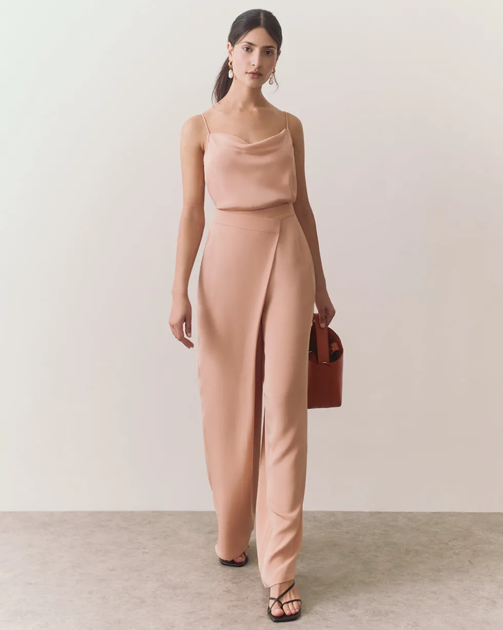 Silk Overlay Pant