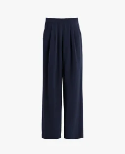 Silk Wide-Leg Pant