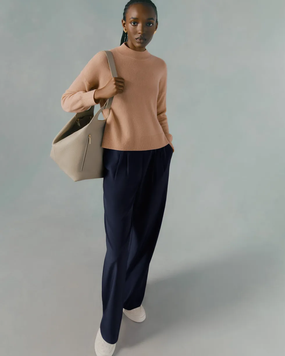 Silk Wide-Leg Pant