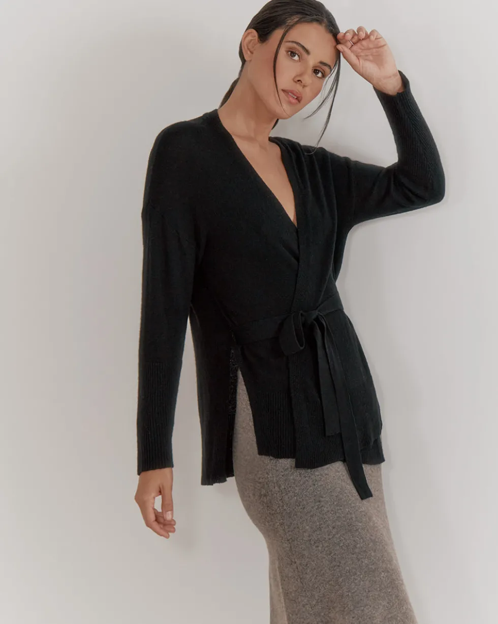 Single Origin Cashmere Wrap Sweater