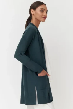 Single-Origin Cashmere Long Cardigan