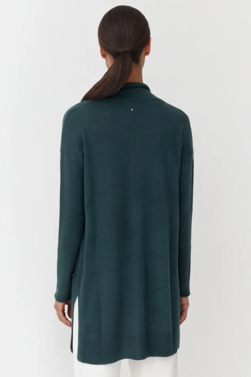 Single-Origin Cashmere Long Cardigan