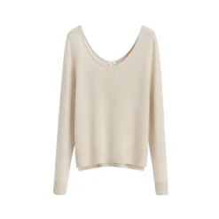 Single-Origin Cashmere Scoop Neck Sweater
