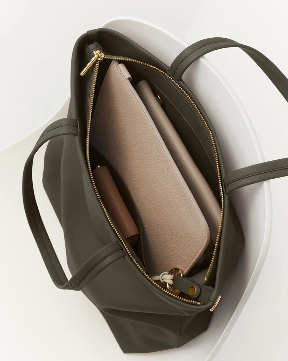 Tall Easy Zipper Tote