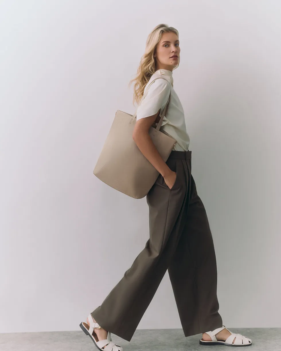 Tall Easy Zipper Tote